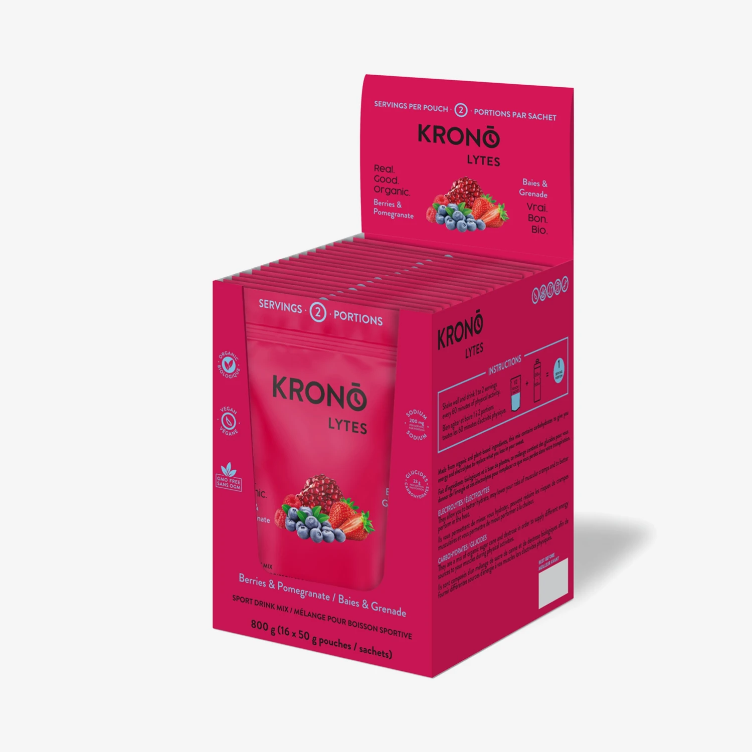 Krono - Boisson Électrolytes 50g (Boite De 16)(Krono Boisson Electrolytes 50g Boite) 7 Krono - Boisson Électrolytes 50g (Boite De 16)(Krono Boisson Electrolytes 50g Boite) - Image 5