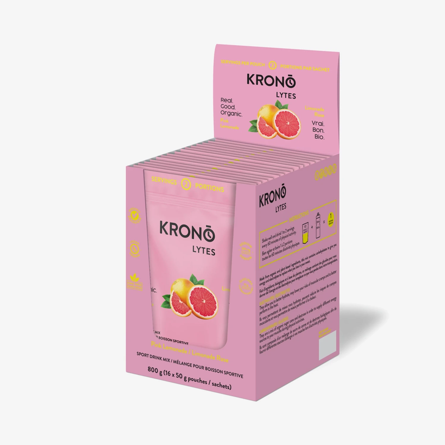 Krono - Boisson Électrolytes 50g (Boite De 16)(Krono Boisson Electrolytes 50g Boite) 3 Krono - Boisson Électrolytes 50g (Boite De 16)(Krono Boisson Electrolytes 50g Boite)