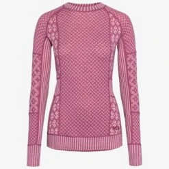 Kari Traa - Smekker Long Sleeve Baselayer - 100% Merino Wool(Kari Traa Smekker Long Sleeve Baselayer 100 Merino Wool Fw23 Femme 622682) -Lecoureur Nordique Soldes 622682 Plum 1