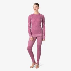 Kari Traa - Smekker Long Sleeve Baselayer - 100% Merino Wool(Kari Traa Smekker Long Sleeve Baselayer 100 Merino Wool Fw23 Femme 622682) -Lecoureur Nordique Soldes 622682 Plum 5