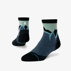 Stance - Run Icy Moutain Light Wool Quarter Socks - Unisexe(Stance Run Icy Moutain Light Wool Quarter Socks Unisexe A388c25icy)