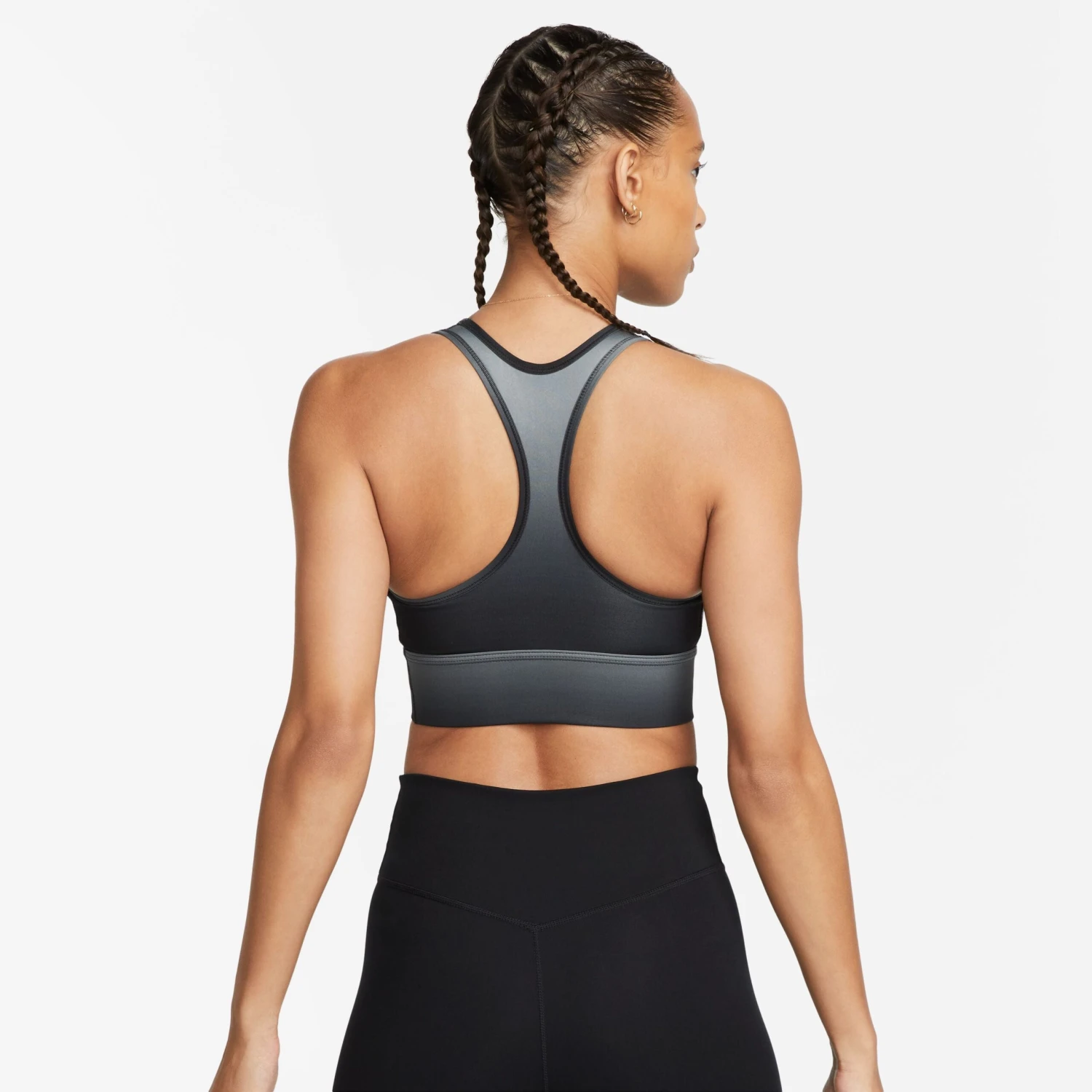 Nike - Swoosh Run Medium-Support Longline Padded Sports Bra - Femme(Nike Swoosh Run Medium Support Longline Padded Sports Bra Ss23 Femme Dv9938) 4 Nike - Swoosh Run Medium-Support Longline Padded Sports Bra - Femme(Nike Swoosh Run Medium Support Longline Padded Sports Bra Ss23 Femme Dv9938) - Image 2