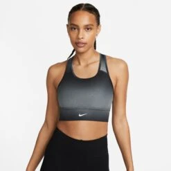 Nike - Swoosh Run Medium-Support Longline Padded Sports Bra - Femme(Nike Swoosh Run Medium Support Longline Padded Sports Bra Ss23 Femme Dv9938)