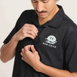 ROARK - Bless Up Trail Knit - Homme(Roark Bless Up Trail Knit Homme Ss23) 38 ROARK - Bless Up Trail Knit - Homme(Roark Bless Up Trail Knit Homme Ss23) -Lecoureur Nordique Soldes RW600.BLK 6